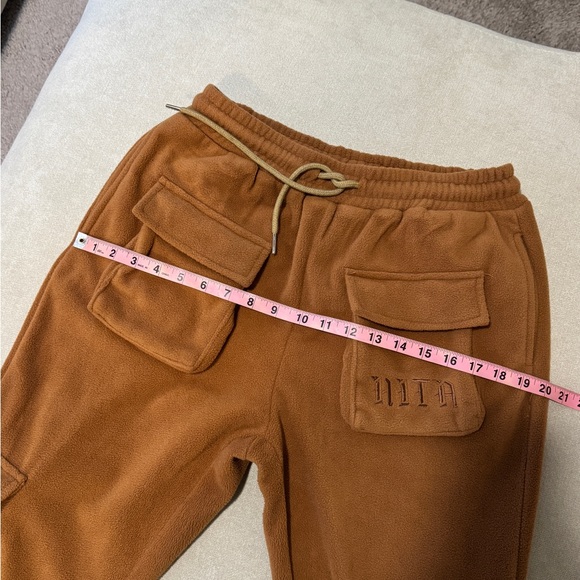 Rust Sweater Pants w/ Drawstring - Picture 12 of 13
